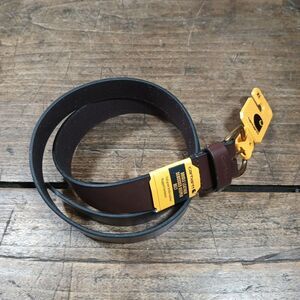 Carhartt Sz XL Leather Belt NWT Buckle Brown Bridle Debossed Keeper